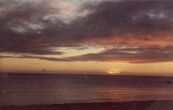 Ciel au crépuscule.