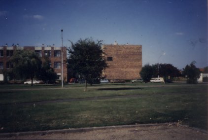 Paysage et bâtisses.