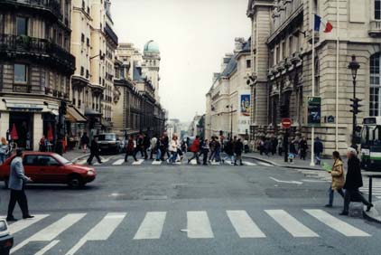 La rue Saint-Jacques à Paris.