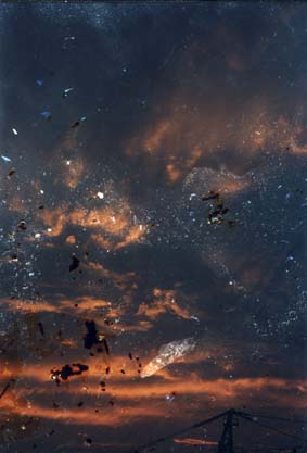 Ciel au crépuscule.